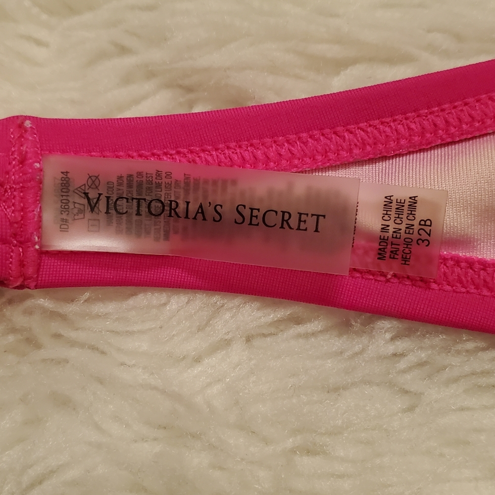 Victoria's Secret Hot Pink Bikini Top - Picture 2 of 4